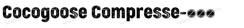 Cocogoose Compresse字体转换